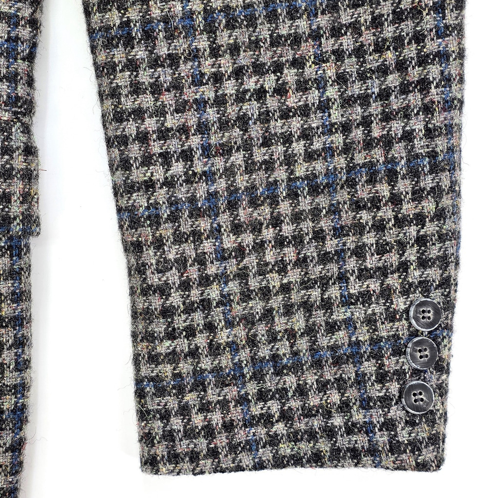 Quiet Luxury Dominic d’bruzzi Grodins Tweed Blazer Men’s M Blue Check - Picture 5 of 16
